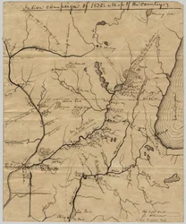 Indian campaign of 1832: Map of the country